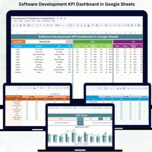 Software Development KPI Dashboard in Google Sheets