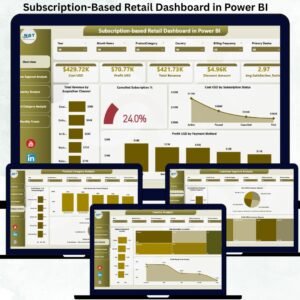 Subscription-Based Retail Dashboard in Power BI