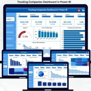 Trucking Companies Dashboard in Power BI