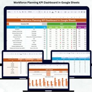 Workforce Planning KPI Dashboard in Google Sheets