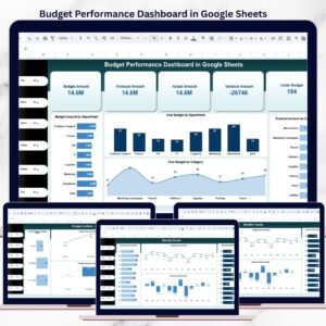Budget Performance Dashboard in Google Sheets
