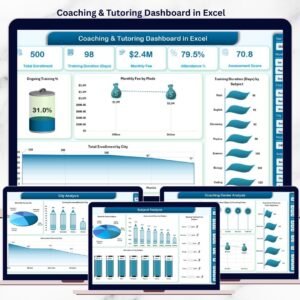 Coaching & Tutoring Dashboard in Excel