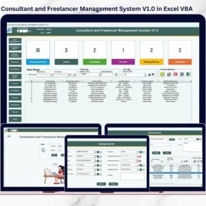Consultant and Freelancer Management System V1.0 in Excel VBA