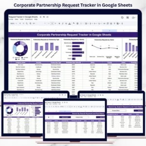 Corporate Partnership Request Tracker in Google Sheets