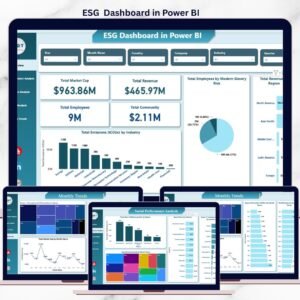 Environmental, Social, and Environmental, Social, and Governance (ESG) Dashboard in Power BI