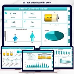 EdTech Dashboard in Excel