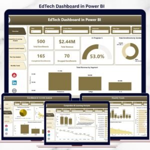 EdTech Dashboard in Power BI