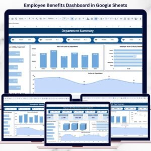 Employee Benefits Dashboard in Google Sheets