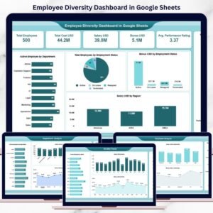 Employee Diversity Dashboard in Google Sheets