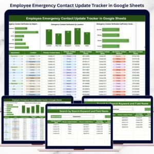 Employee Emergency Contact Update Tracker in Google Sheets