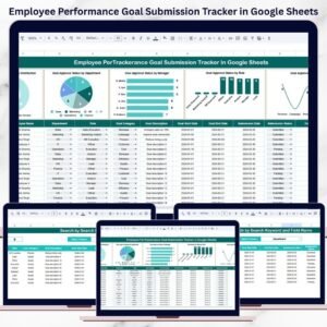 Employee Performance Goal Submission Tracker in Google Sheets