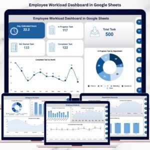 Employee Workload Dashboard in Google Sheets