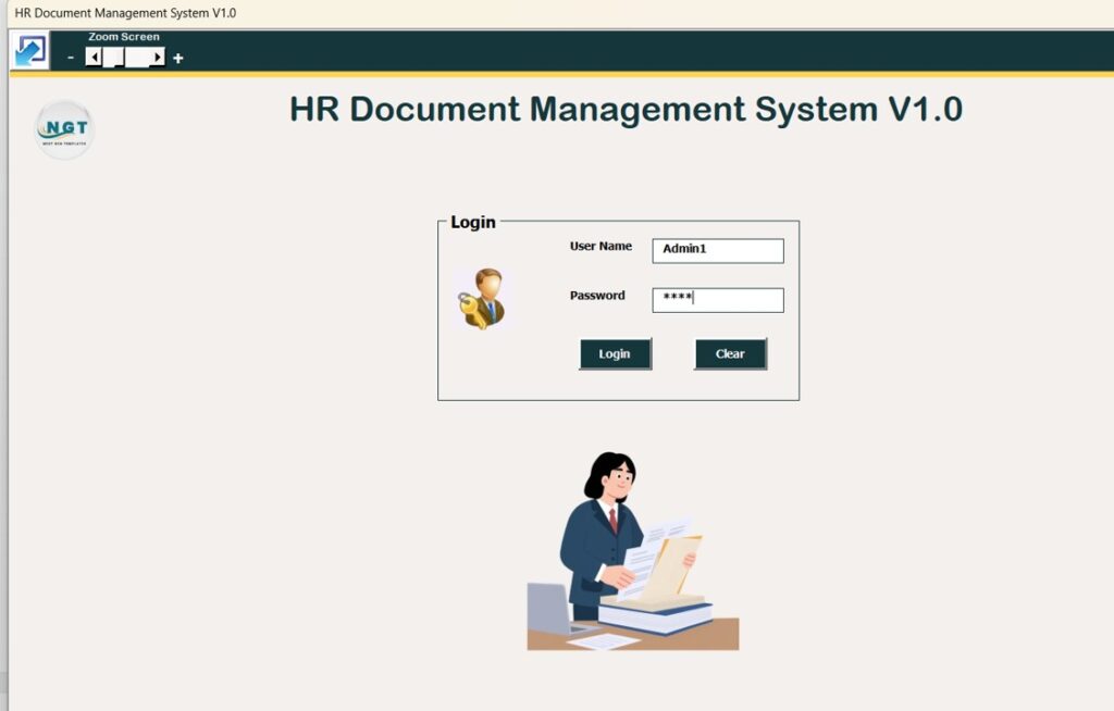 HR Document Management System V1.0 in Excel VBA - Next Gen Templates