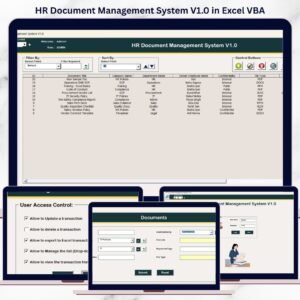 HR Document Management System V1.0 in Excel VBA