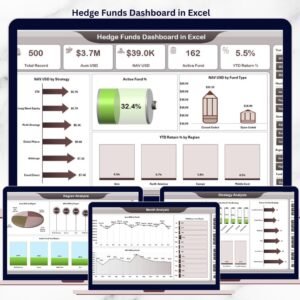 Hedge Funds Dashboard in Excel