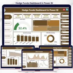 Hedge Funds Dashboard in Power BI