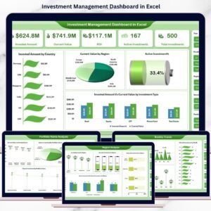 Investment Management Dashboard in Excel