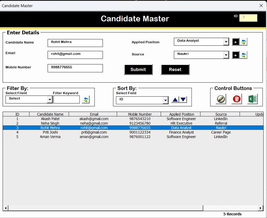 Offer Letter Management System V1.0 in Excel VBA - Image 8