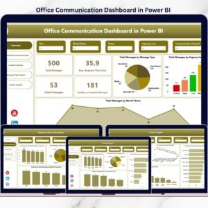 Office Communication Dashboard in Power BI