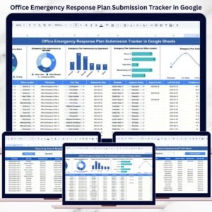 Office Emergency Response Plan Submission Tracker in Google Sheets