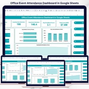 Office Event Attendance Dashboard in Google Sheets