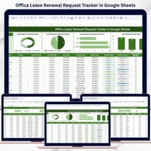 Office Lease Renewal Request Tracker in Google Sheets