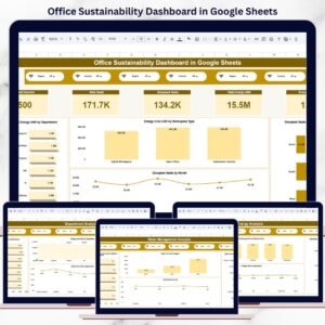 Office Sustainability Dashboard in Google Sheets
