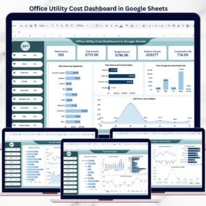 Office Utility Cost Dashboard in Google Sheets