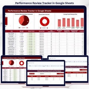 Performance Review Tracker in Google Sheets