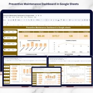 Preventive Maintenance Dashboard in Google Sheets