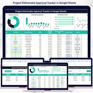 Project Deliverable Approval Tracker in Google Sheets