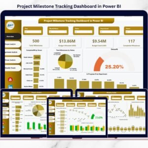Project Milestone Tracking Dashboard in Power BI