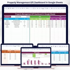 Property Management KPI Dashboard in Google Sheets