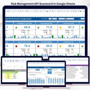 Risk Management KPI Scorecard In Google Sheets
