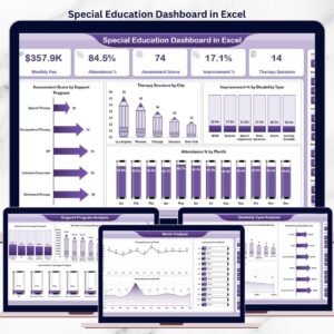 Special Education Dashboard in Excel