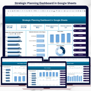 Strategic Planning Dashboard in Google Sheets