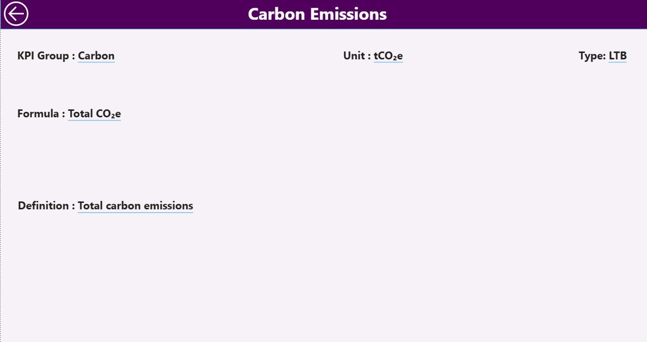 Sustainability Office KPI Dashboard in Power BI - Image 4