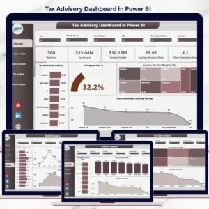 Tax Advisory Dashboard in Power BI