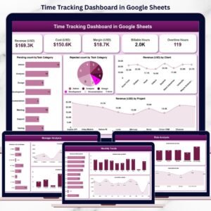 Time Tracking Dashboard in Google Sheets
