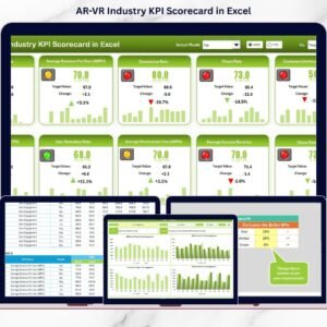 AR-VR Industry KPI Scorecard in Excel