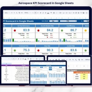 Aerospace KPI Scorecard in Google Sheets