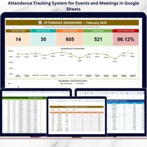 Attendance Tracking System for Events and Meetings in Google Sheets