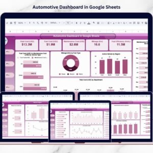 Automotive Dashboard in Google Sheets
