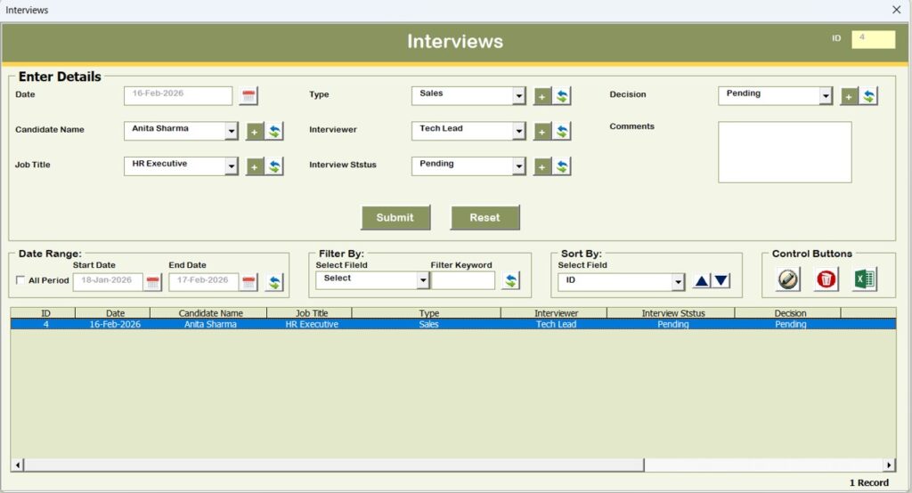 Candidate Application Management System V1.0 - Next Gen Templates