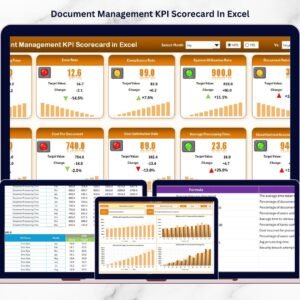 Document Management KPI Scorecard In Excel