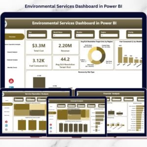 Environmental Services Dashboard in Power BI