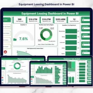 Equipment Leasing Dashboard in Power BI