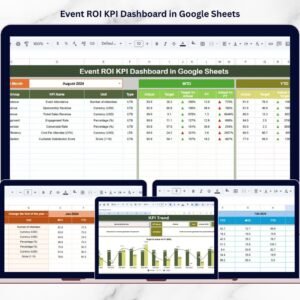 Event ROI KPI Dashboard in Google Sheets