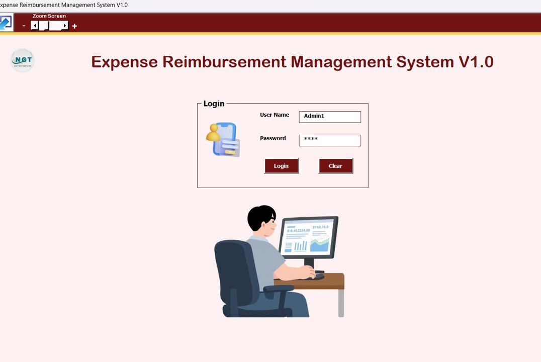 Expense Reimbursement Management System V1.0 in Excel VBA - Image 2