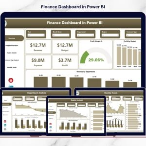 Finance Dashboard in Power BI